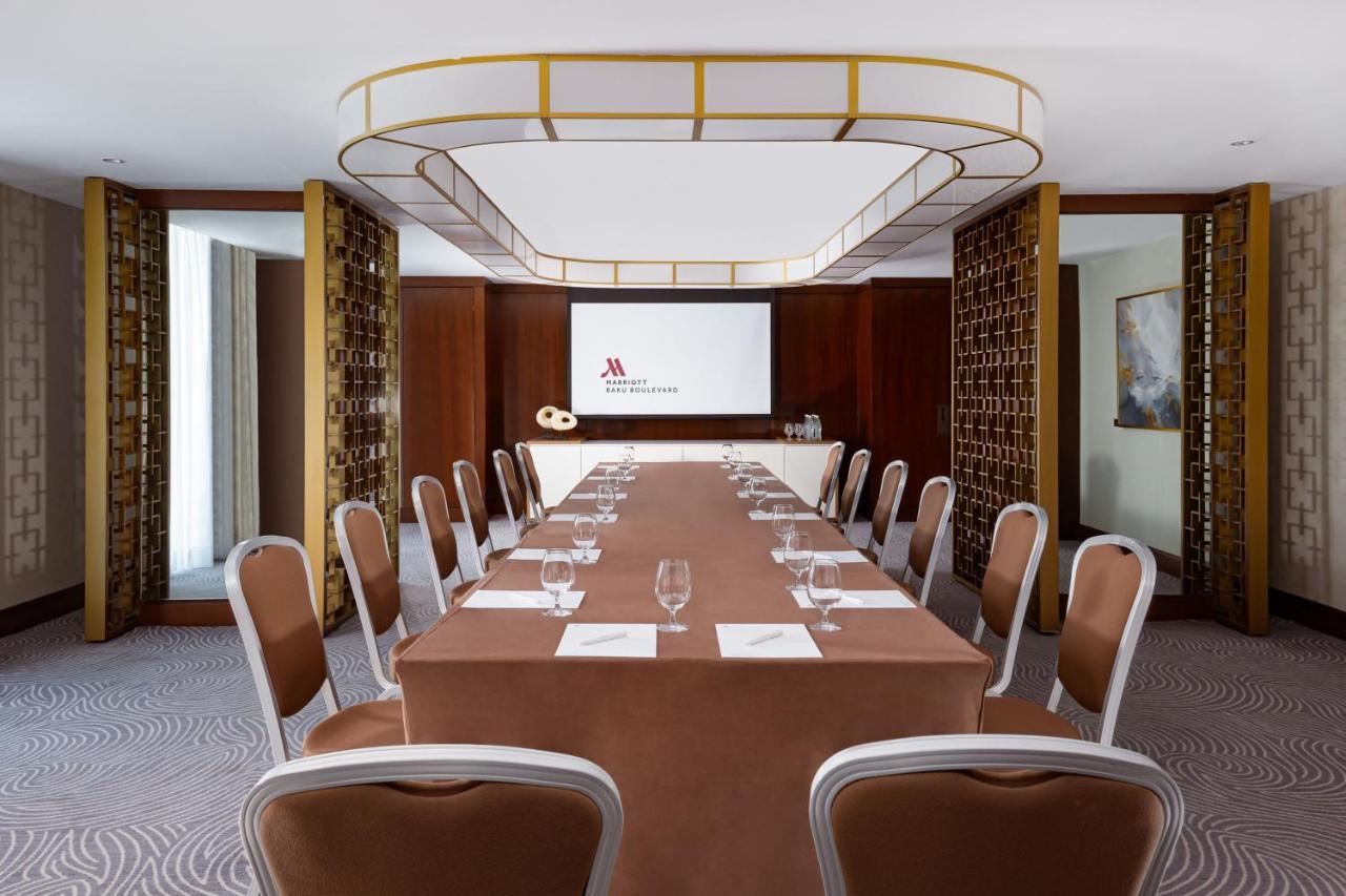 Baku Marriott Hotel Boulevard Exterior foto Meeting room