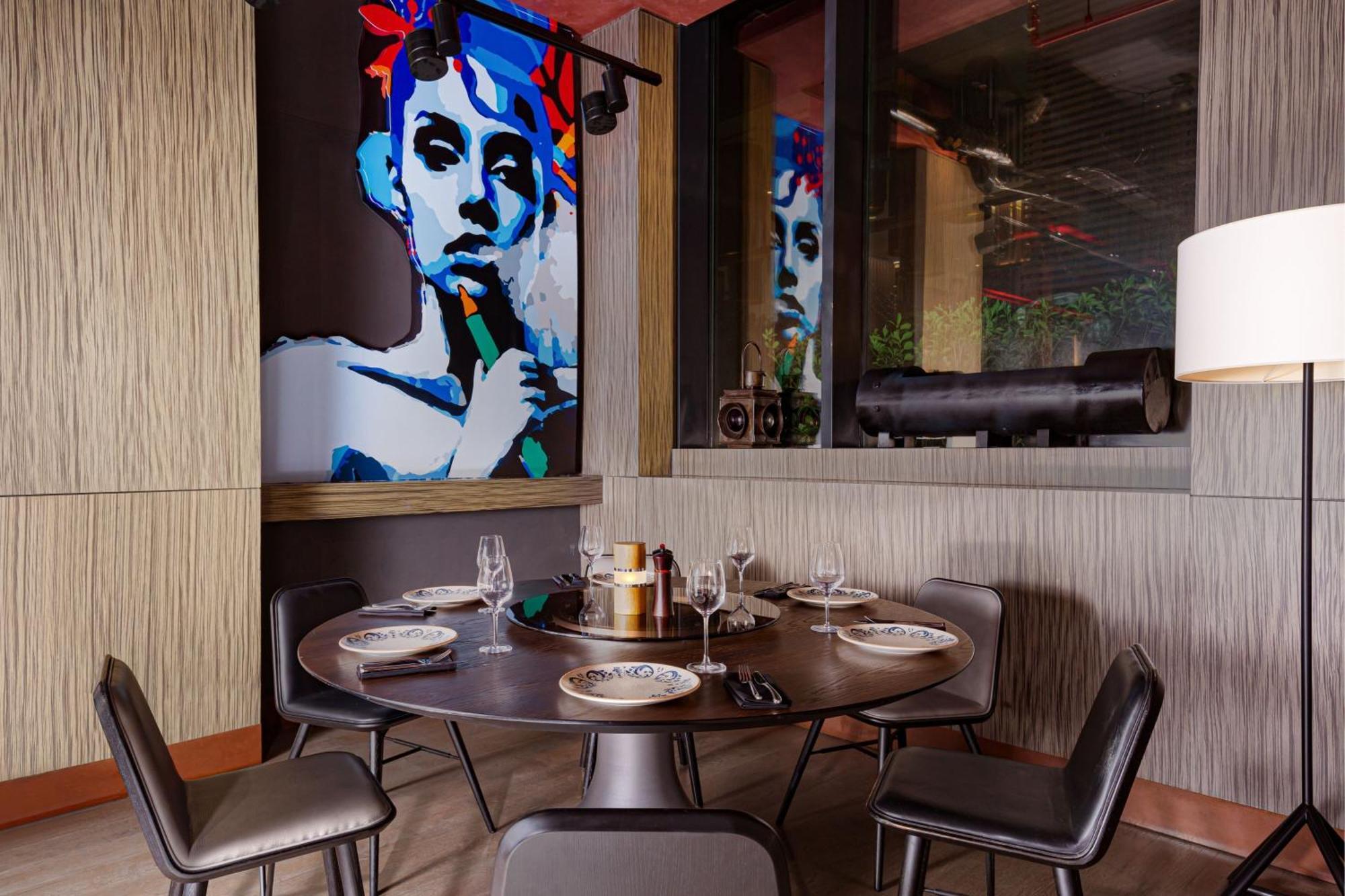 Baku Marriott Hotel Boulevard Exterior foto The interior of the restaurant